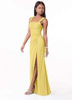 Azazie Jesaphine Suknie dla druhen Osłona Ukłon Siatka Do ziemi Sukienka image4