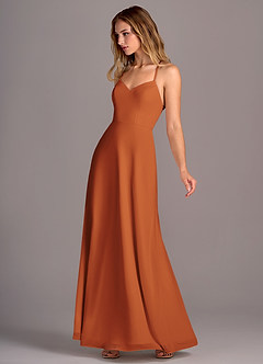 Azazie Mei Brautjungfernkleider A-Linie Chiffon Kleid Kanel image4