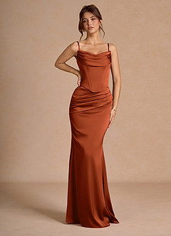 Sorrel Rust Corset Two-Piece Sets image5