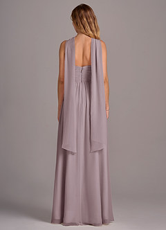 Azazie Joni Bridesmaid Dresses Dusk A-Line Strapless Chiffon Convertible Dress image7