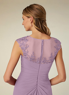 Azazie Libby Mother of the Bride Dresses Wisteria A-Line Scoop Sequins Chiffon Dress image6