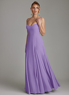 Azazie Imani Bridesmaid Dresses Tahiti A-Line Sweetheart Neckline Chiffon Dress image6