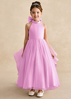 Azazie Bev Flower Girl Klänningar Klänning A-Line i Tyll Konvertibel image3