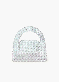 front Borsa con perline acriliche