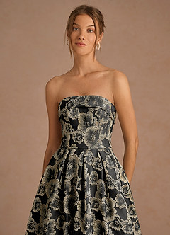 Midi jurk Desiree Zwart image6