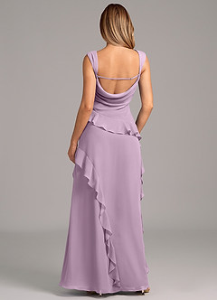 Azazie Sloane Bridesmaid Dresses Wisteria A-Line Sweetheart Neckline Chiffon Dress image2