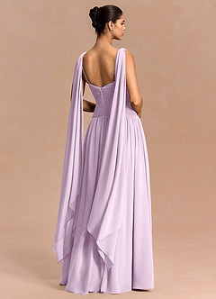 Vestido Lila Esmerilada Largo Eluney image2