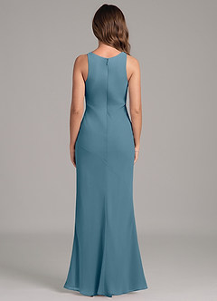 Azazie Allettie Bridesmaid Dresses Bermuda Mermaid Chiffon Dress image2
