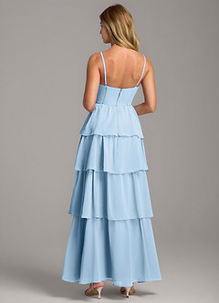 Azazie Alanna Bridesmaid Dresses Sky Blue A-Line Sweetheart Neckline Chiffon Dress image7