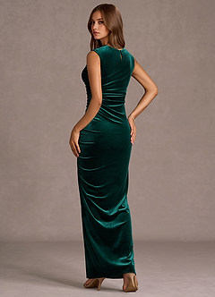 Vestido Cazador Verde Largo Sandra image2