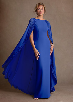 Azazie Artemisia 신부의 어머니 드레스 쉬스 레이스 쉬폰 플로어 길이 드레스 image5