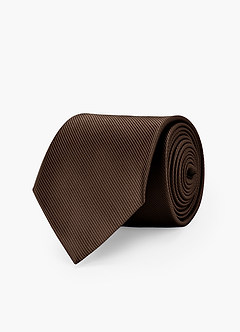 front Moderne Krawatte aus massivem Grosgrain