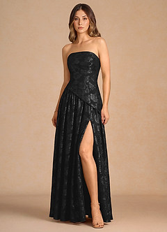 Robe Longue Noir Marcella image4