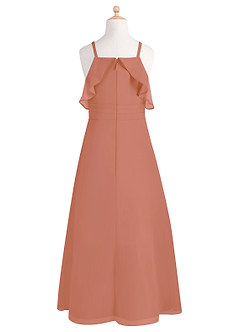 Azazie Dakota Junior Abito A-Line in Chiffon a Spalla Scoperta Più Tagliato image11