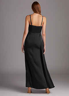 Azazie Bona Stretch Satin Dress Slutrea  image5