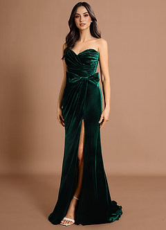 Robe Longue émeraude Ismeria image3