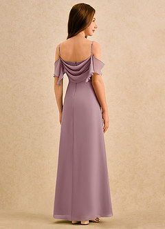 Azazie Pippy Girls Formal Sukienki dla dziewczynek sypiących kwiaty Linia A Dekolt w kształcie serca Szyfon Długość podłogi Sukienka image6