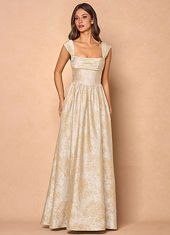 Runa Vintage Champagne Maxi Dress image4