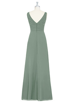 Azazie Julianna Final Sale Butterscotch A-Line Chiffon Dress image7