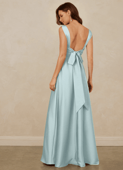 Christian Siriano Bridal for Azazie 1001 Bridesmaid Dresses Mist A-Line Sweetheart Neckline Stretch Satin Dress image5