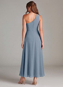 Azazie Brooke Bridesmaid Dresses Twilight A-Line One Shoulder Chiffon Dress image5