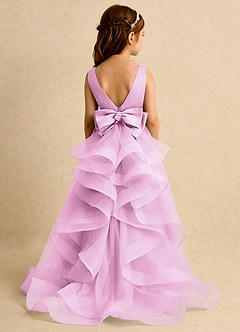 Azazie Lior Flower Girl Klänningar Klänning Balklänning i Tyll Plisserad image7