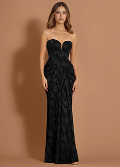 Giselle Negro Vestido largo image4