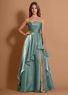 Robe Longue Vert Clair Celindra image4