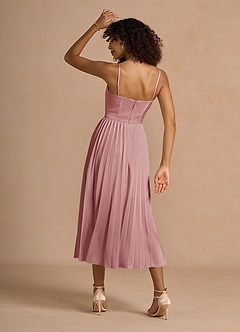 Amélie Light Pink Midi Dress image2