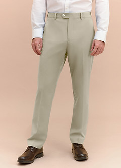 James Tan Structured Stretch Dress Pants