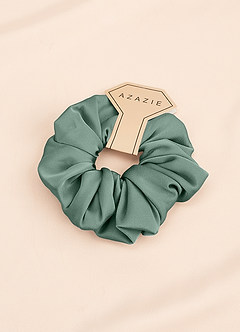 front Matching Color Bridesmaid Stretch Satin Over Size Scrunchies
