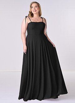 Barbie ♥ Azazie Bridesmaid Dresses Box Pleated Chiffon A-Line Dress image6