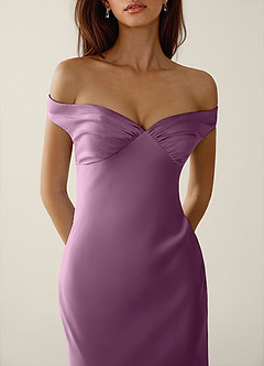 Gwendonme Wisteria Satin Crystal Linen Prom Dress image5