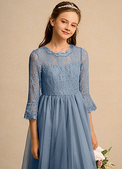 Azazie Lamb Girl Flower Girl Klänningar Klä Balklänning i Spets image5