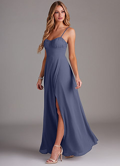 Azazie Breonna Bridesmaid Dresses Stormy A-Line Sweetheart Neckline Chiffon Dress image3