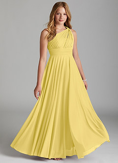 Azazie Charlize Junior Klä av A-Line i Maska image3