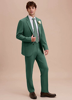 front Ethan Eucalyptus Refined Weave Suit