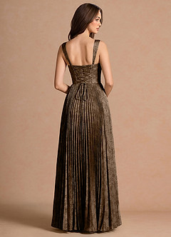vestido Maxi Café Marrom Isonelle image2