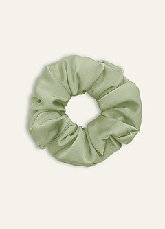 Matching Color Bridesmaid Stretch Satin Over Size Scrunchies 3Pack