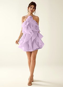 Oliamagn Lila Minivestido de tul con volantes image3