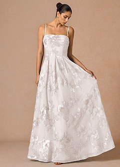 Robe Longue Blanc Nuage Evangeline image3