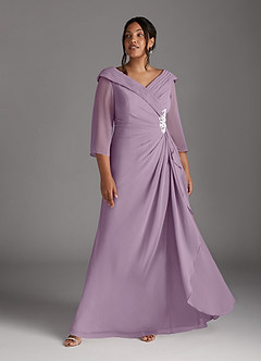 Azazie Jaycee Mother of the Bride Dresses Wisteria A-Line Chiffon Dress image9