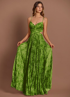 Robe Longue Vert Multi Mariselle image5