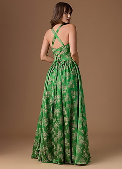 Robe Maxi Fleur Verte Remie image2