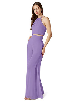 Azazie Kenzi Brautjungfernkleider Plissee Chiffon Overall/Jumpsuit Tahiti image3