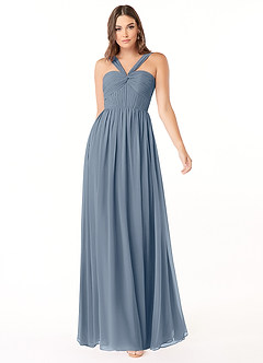 Azazie Dionne Bridesmaid Dresses Twilight A-Line Corset Chiffon Dress image1