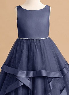 Azazie Posy Flower Girl Dresses Stormy A-Line Beaded Tulle Dress image5