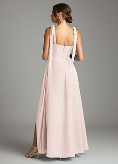 Azazie Debra Bridesmaid Dresses Rose Petal A-Line with Pockets Chiffon Convertible Dress image10