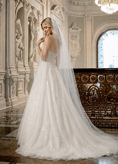 front Talia Chapel Length Veil