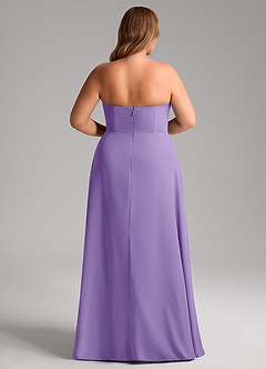 Azazie Wren Bridesmaid Dresses Tahiti A-Line Side Slit Chiffon Convertible Dress image15